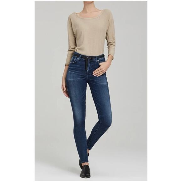 Citizens Of Humanity Women’s Sz 28 High Rise Rocket Skinny Jeans Stretch Denim - Picture 1 of 16